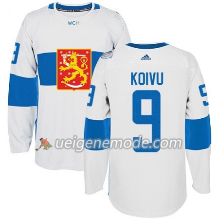 Finnland Trikot Mikko Koivu 9 2016 World Cup Weiß Premier